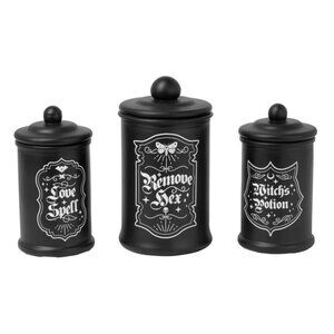 Killstar Witch Vanity Jars (set of 3)